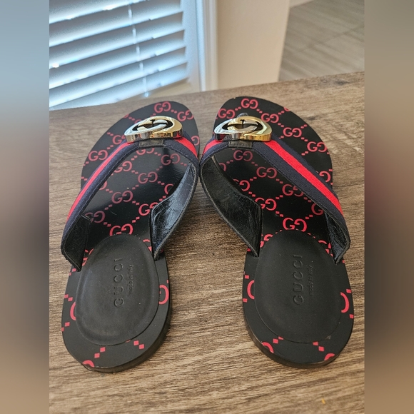 Gucci NS Nylon Sandals Size 34 - Picture 3 of 6